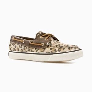 Women’s leopard print Sperrys